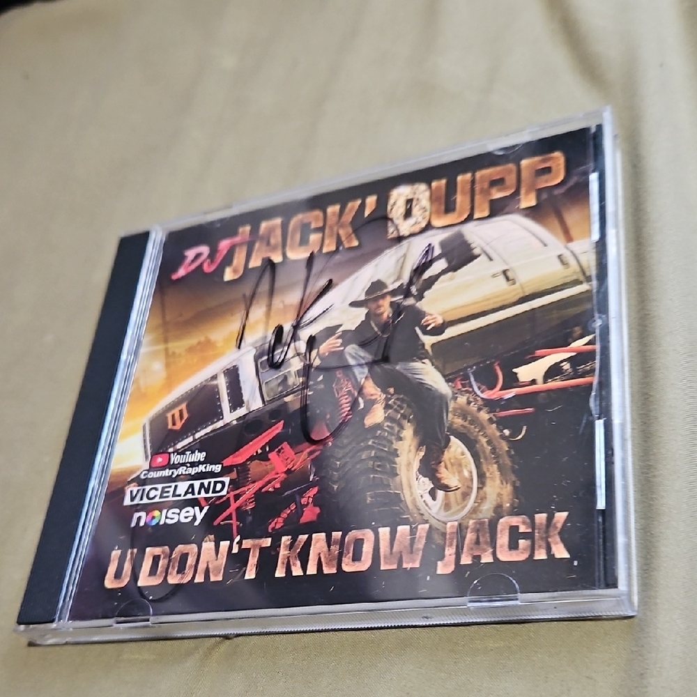 U‎ Dont Know Jack by DJ Jack Dupp CD Signed Case